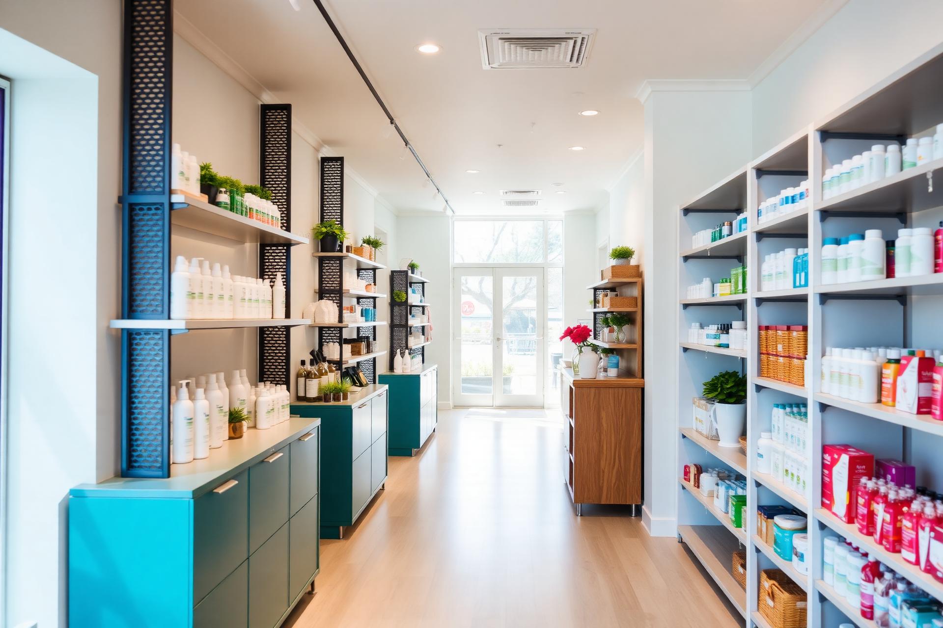 Intérieur du magasin KILA Health & Wellness